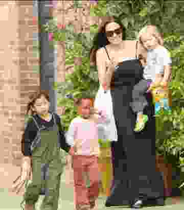 İşte buna şaşıracaksınız: Angelina çocuklarını...