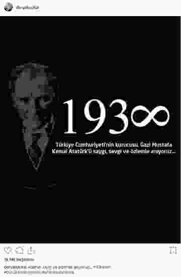 Ahmet Kuraldan 10 Kasım paylaşımı